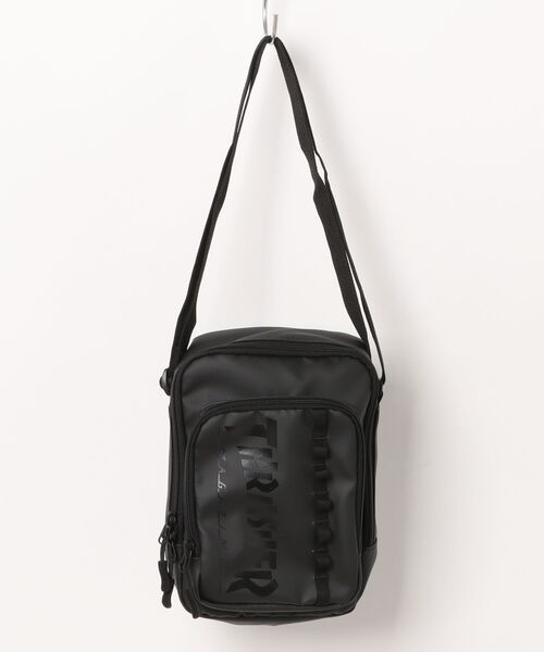 THRASHER（スラッシャー）の「THRASHER タテ型ミニショルダー 斜め掛けショルダーバッグ(ST)（ショルダーバッグ・メンズ・ブラック/ホワイト・FREE）」の2枚目の写真