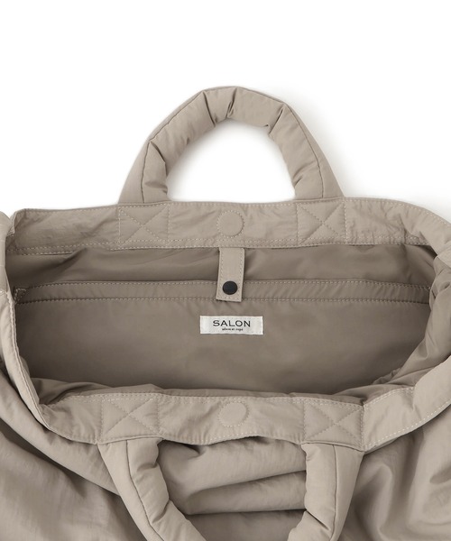 SALON adam et rope'（サロン アダム エ ロペ）の「【WEB限定】ペアレンツトートバッグ［ユニセックスで使える・軽量・A4］（トートバッグ・レディース・ブラック/チャコールグレー/ベージュ系その他2・FREE）」の17枚目の写真