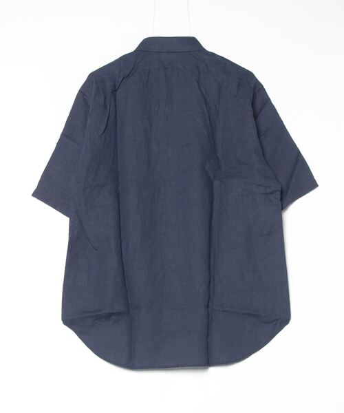 Sanca（サンカ）の「【Sanca】サンカ / JAPAN LINEN MINI REGULAR S/SLEEVE（シャツ/ブラウス・メンズ・ピンク/ネイビー/シルバー/ブラウン・3/2/1）」の5枚目の写真