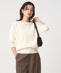 UNITED ARROWS green label relaxing - 高級カシミヤ100% グリーンレーベルリラクシング ボーダー柄 ニットセーター 高級カシミヤ100% グリーンレーベルリラクシング ボーダー柄