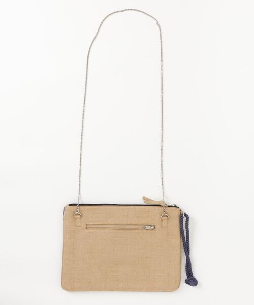 MAISON mou(メゾンムー)の「【Swaraj/スワラージ】バード ビーズポシェット(手刺繍ビーズ)(クラッチバッグ・レディース・ブルー系その他/ブルー系その他2・FREE)」の3枚目の写真