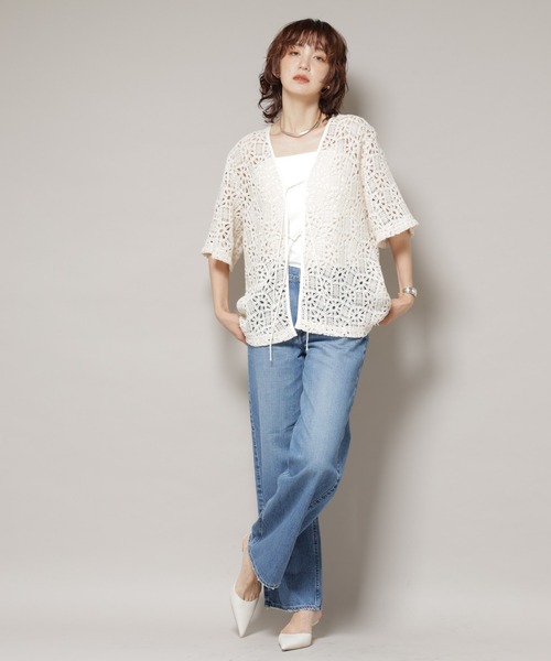 upperhights（アッパーハイツ）の「upper hights/THE NIECE MID-RISE ブルー（デニムパンツ・レディース・ブルー・22/23/24）」の3枚目の写真