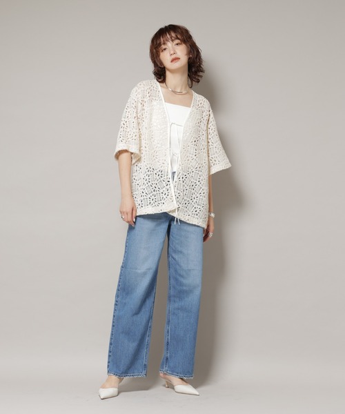 upperhights（アッパーハイツ）の「upper hights/THE NIECE MID-RISE ブルー（デニムパンツ・レディース・ブルー・22/23/24）」の5枚目の写真