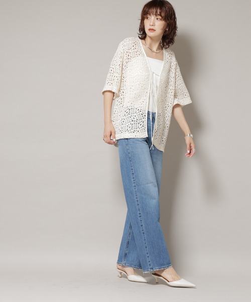 upperhights（アッパーハイツ）の「upper hights/THE NIECE MID-RISE ブルー（デニムパンツ・レディース・ブルー・22/23/24）」の6枚目の写真