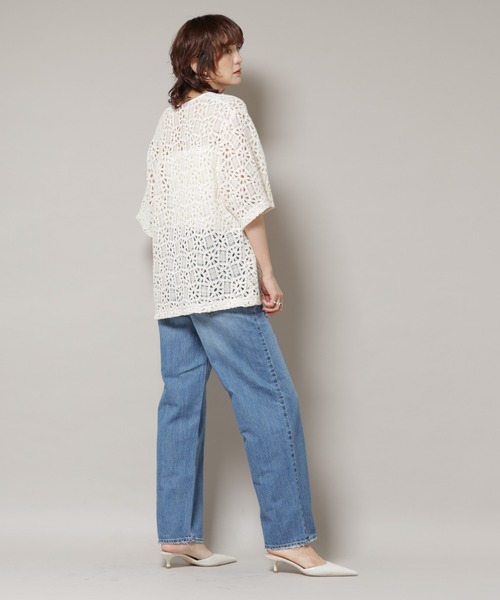 upperhights（アッパーハイツ）の「upper hights/THE NIECE MID-RISE ブルー（デニムパンツ・レディース・ブルー・22/23/24）」の7枚目の写真