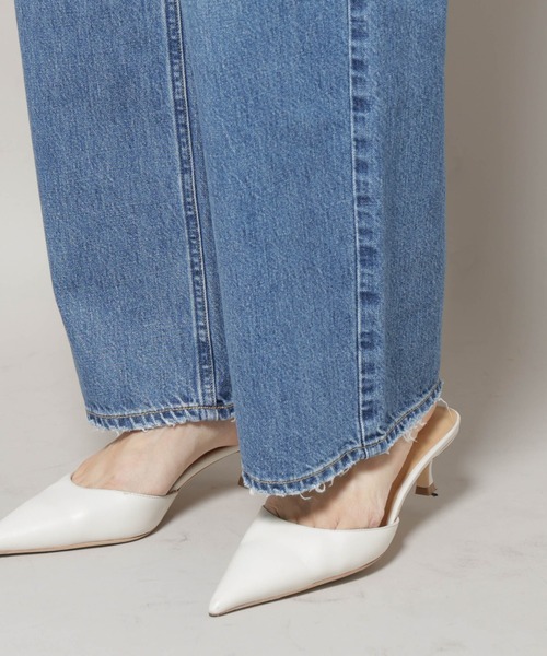 upperhights（アッパーハイツ）の「upper hights/THE NIECE MID-RISE ブルー（デニムパンツ・レディース・ブルー・22/23/24）」の15枚目の写真