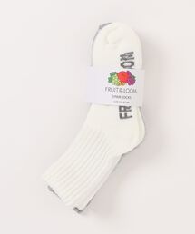 FRUIT OF THE LOOM（フルーツオブザルーム）の「【FRUIT OF THE LOOM】シンカーパイル/クォーター丈ソックス/3足セット（ソックス/靴下・メンズ）」