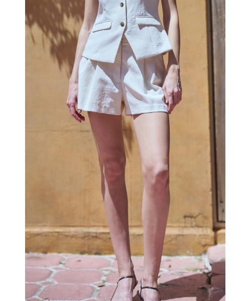 Estella.K(エステラケー)の「Miranda Shorts ダブルウェーブショートパンツ(その他パンツ・レディース・ブラック/ベージュ/アイボリー・SMALL/MEDIUM)」の22枚目の写真