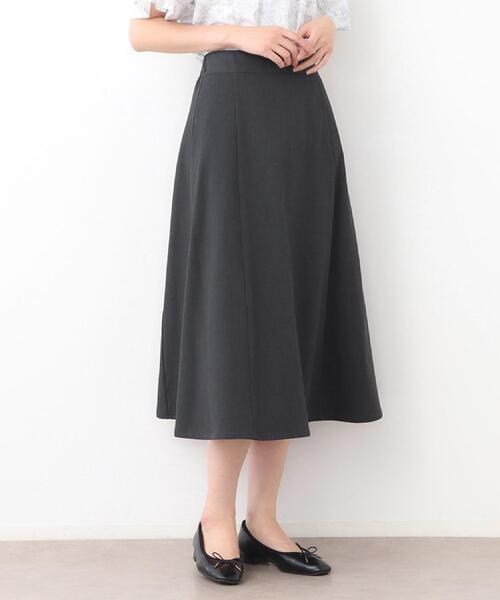 LAURA ASHLEY(ローラアシュレイ)の「【STORY掲載!/ストレッチ/毛羽立ちにくい】サイロドライギャバ スカート(スカート・レディース・チャコールグレー/ベージュ・38/40)」の22枚目の写真