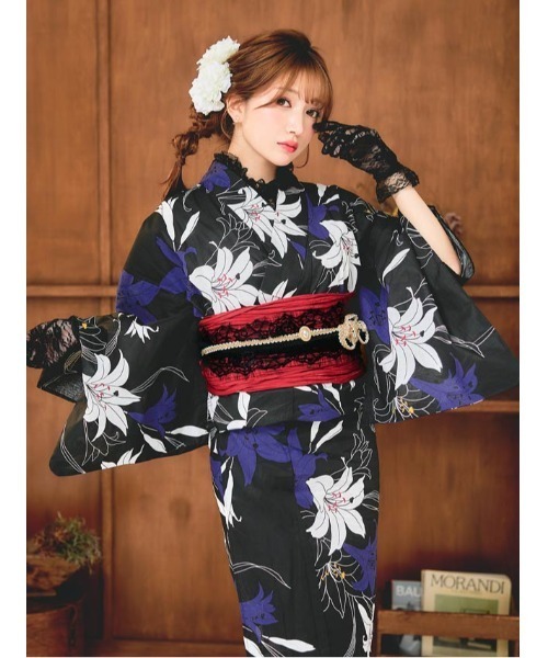 DAZZY(デイジー)の「選べる13タイプ!簡単着付け セパレート ワンピース 浴衣セット(浴衣・レディース・その他10/その他9/その他8/その他7/その他5/その他3/その他12/その他11・フリー)」の5枚目の写真