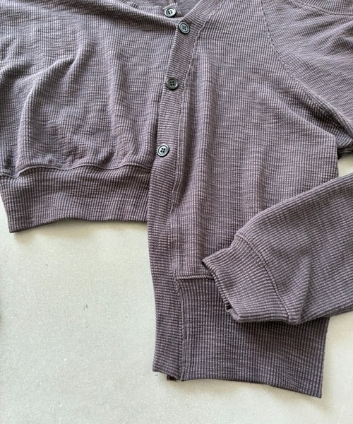 SHAGGIE（シャギー）の「【ViVi掲載】アシンメトリーリブルーズカーディガン（カーディガン/ボレロ・レディース・パープル/ブラック/グレー・FREE）」の13枚目の写真