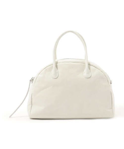 TOMORROWLAND (トゥモローランド)の「les basiques ハーフラウンドバッグ(ハンドバッグ・レディース・ホワイト/ブラック・FREE)」の2枚目の写真