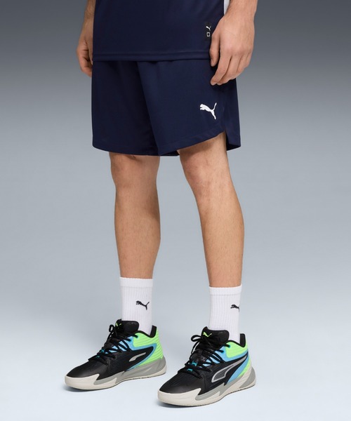 PUMA（プーマ）の「PUMA プーマ メンズ バスケットボール TEAMJAWS スターター ショーツ（その他パンツ・メンズ・ネイビー/ブラック/ブルー・LARGE/X-LARGE/SMALL/MEDIUM/X-SMALL）」の2枚目の写真