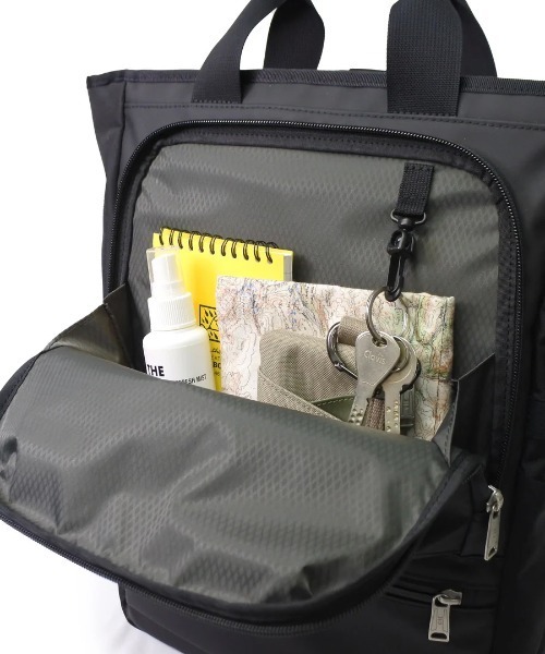 CIE（シー）の「【CIE/シー】VARIOUS TOTE RUCKSAC（バックパック/リュック・メンズ・ネイビー/グレー/ブラック・FREE）」の11枚目の写真
