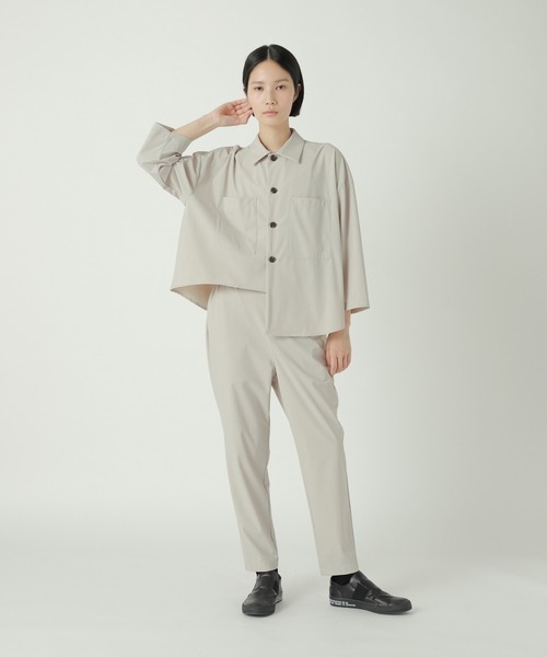 ZUCCa（ズッカ）の「ストレッチナイロントリコット / パンツ / S（その他パンツ・レディース・ベージュ/ネイビー/ブラック・M size/S size）」の6枚目の写真