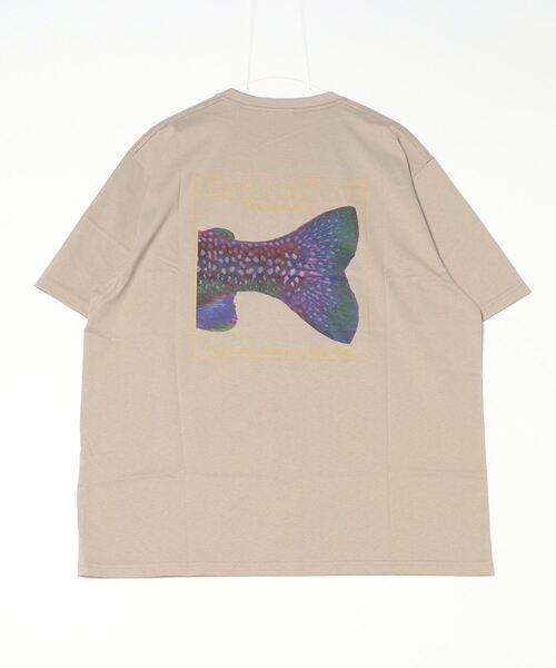Gramicci（グラミチ）の「TROUTTAIL TEE｜トラウトテイルTシャツ（Tシャツ/カットソー・メンズ・ブラック系その他/ベージュ/ホワイト・S/M/L/XXL/XL）」の11枚目の写真