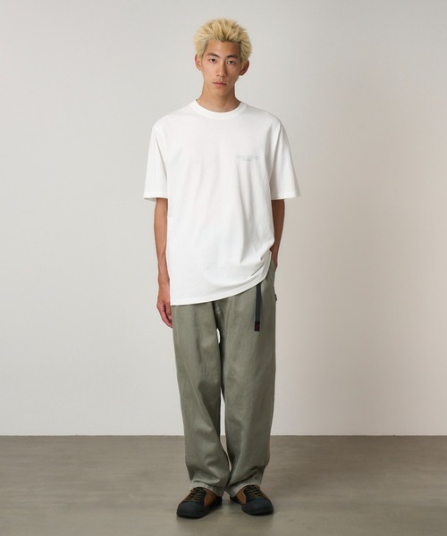 Gramicci（グラミチ）の「TROUTTAIL TEE｜トラウトテイルTシャツ（Tシャツ/カットソー・メンズ・ブラック系その他/ベージュ/ホワイト・S/M/L/XXL/XL）」の4枚目の写真