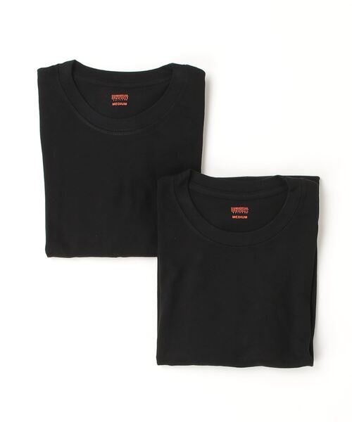 JOHN'S CLOSET(ジョンズクローゼット)の「【lg】〔UNIVERSALOVERALL〕2pack ヘビーウェイト ワイドシルエット パックT(Tシャツ/カットソー・メンズ・ホワイト/グレー/ブラック・MEDIUM/LARGE/X-LARGE)」の15枚目の写真