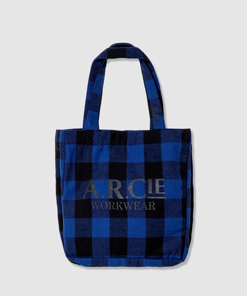 AMERICAN RAG CIE（アメリカンラグシー）の「【AMERICAN RAG CIE】BUFFALO TOTE（トートバッグ・レディース・ブルー/ブラック・FREE）」の2枚目の写真