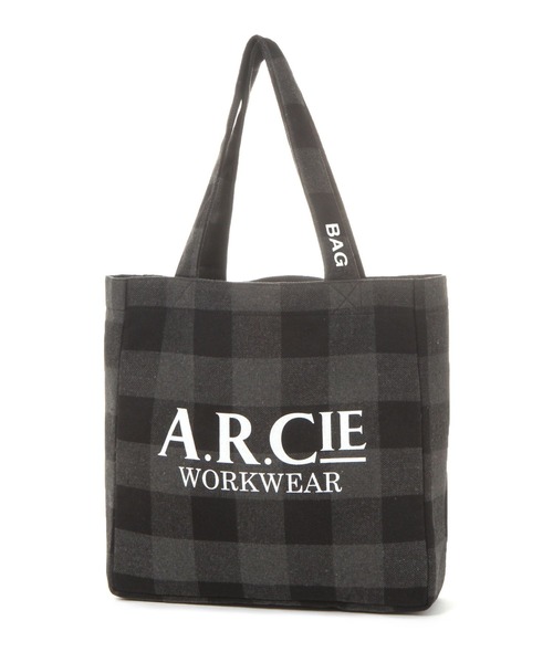 AMERICAN RAG CIE（アメリカンラグシー）の「【AMERICAN RAG CIE】BUFFALO TOTE（トートバッグ・レディース・ブルー/ブラック・FREE）」の3枚目の写真