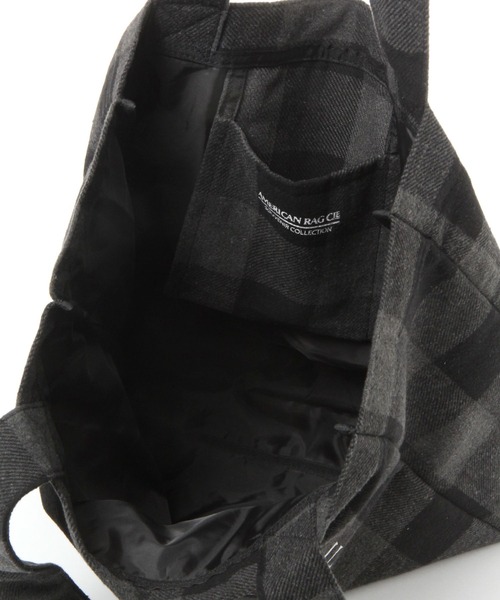 AMERICAN RAG CIE（アメリカンラグシー）の「【AMERICAN RAG CIE】BUFFALO TOTE（トートバッグ・レディース・ブルー/ブラック・FREE）」の13枚目の写真