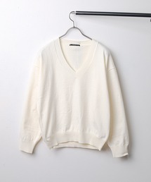 【Bl】【Bling leads】12GG深Vネックニット