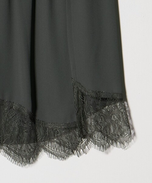 ATTISESSION（アティセッション）の「＜ATTISESSION＞レース ドッキング ロングスカート（スカート・レディース・ダークグレー/ブラック・38/36）」の7枚目の写真