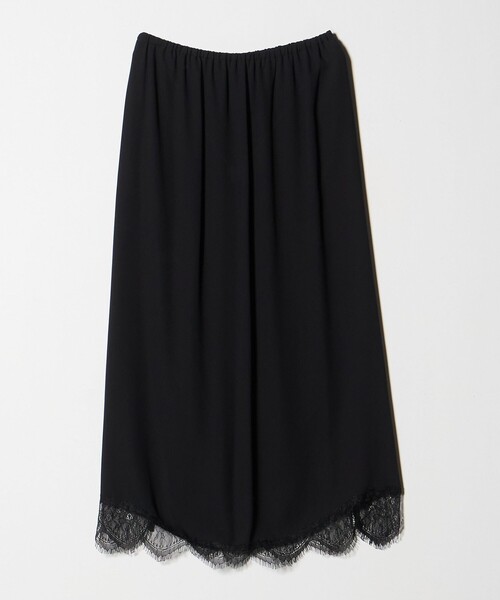 ATTISESSION（アティセッション）の「＜ATTISESSION＞レース ドッキング ロングスカート（スカート・レディース・ダークグレー/ブラック・38/36）」の15枚目の写真
