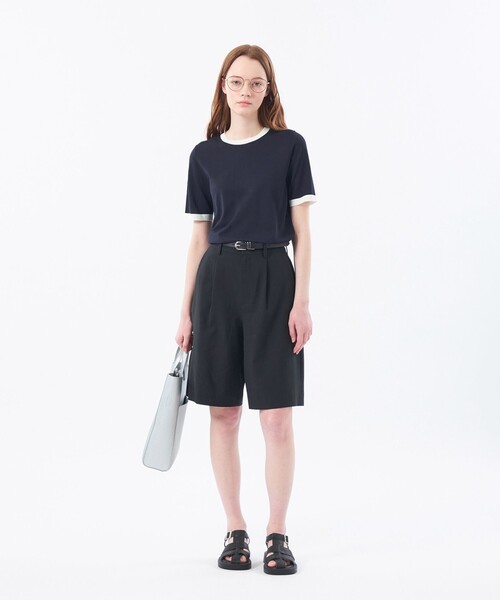 MACKINTOSH PHILOSOPHY(マッキントッシュ フィロソフィー)の「リネンミックスバイカラーニット(ニット/セーター・レディース・ベージュ/ライトブルー/ダークネイビー・36/38)」の5枚目の写真