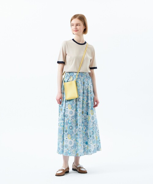 MACKINTOSH PHILOSOPHY(マッキントッシュ フィロソフィー)の「リネンミックスバイカラーニット(ニット/セーター・レディース・ベージュ/ライトブルー/ダークネイビー・36/38)」の6枚目の写真