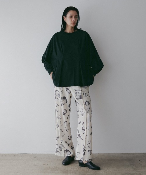 WAIST TUCK VOLUME SLEEVE TOPS（スウェット）｜MANOF（マノフ）の