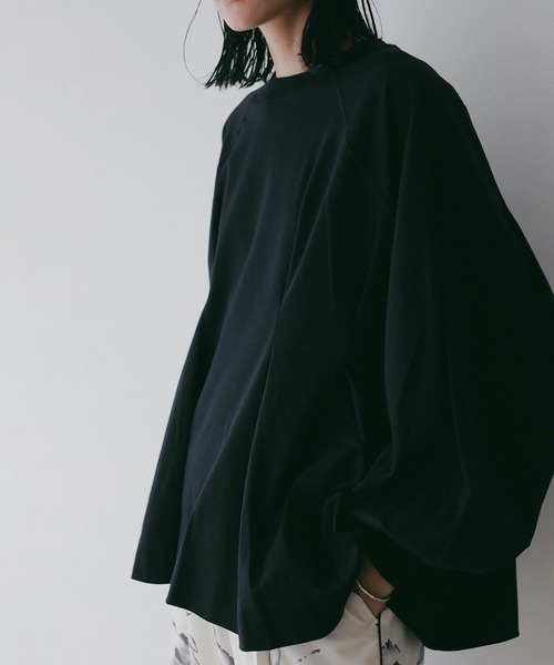 WAIST TUCK VOLUME SLEEVE TOPS（スウェット）｜MANOF（マノフ）の