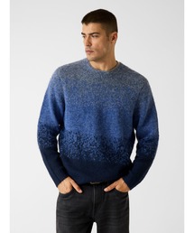 Guess | LS Cn Trey Marled Stripe Sweater ニット セーター(ニット/セーター)