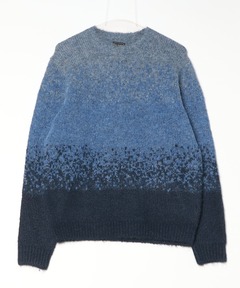 LS Cn Trey Marled Stripe Sweater
