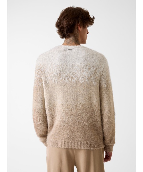 Guess(ゲス)の「LS Cn Trey Marled Stripe Sweater ニット セーター(ニット/セーター・メンズ・ネイビー/グレー/ベージュ・X-LARGE/LARGE/SMALL/MEDIUM)」の16枚目の写真