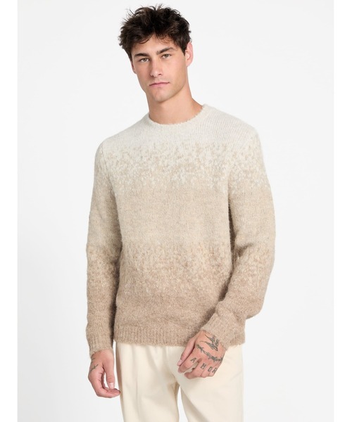 Guess(ゲス)の「LS Cn Trey Marled Stripe Sweater ニット セーター(ニット/セーター・メンズ・ネイビー/グレー/ベージュ・X-LARGE/LARGE/SMALL/MEDIUM)」の19枚目の写真