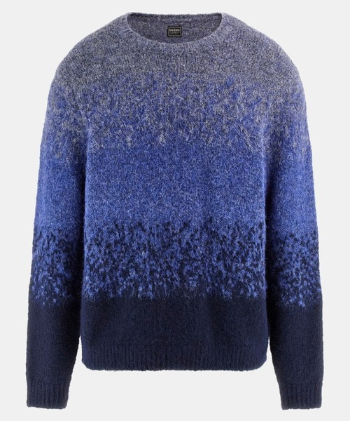 LS Cn Trey Marled Stripe Sweater ニット セーター