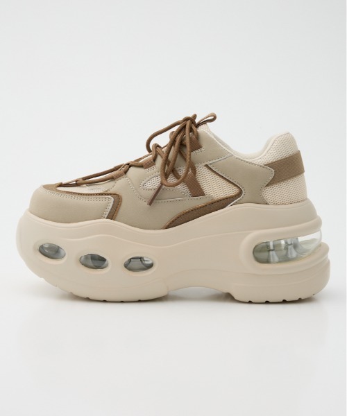 RODEO CROWNS WIDE BOWL(ロデオクラウンズワイドボウル)の「ボリュームソールスニーカー(スニーカー・レディース・ブラック/マルチ/ベージュ系その他・MEDIUM/LARGE)」の11枚目の写真