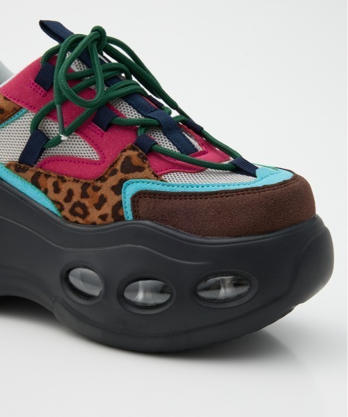 RODEO CROWNS WIDE BOWL(ロデオクラウンズワイドボウル)の「ボリュームソールスニーカー(スニーカー・レディース・ブラック/マルチ/ベージュ系その他・MEDIUM/LARGE)」の22枚目の写真