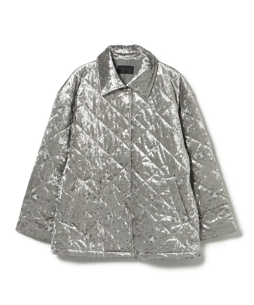 セール】ベロア 刺繍 ブルゾン（ブルゾン）｜BEAMS HEART（ビームス