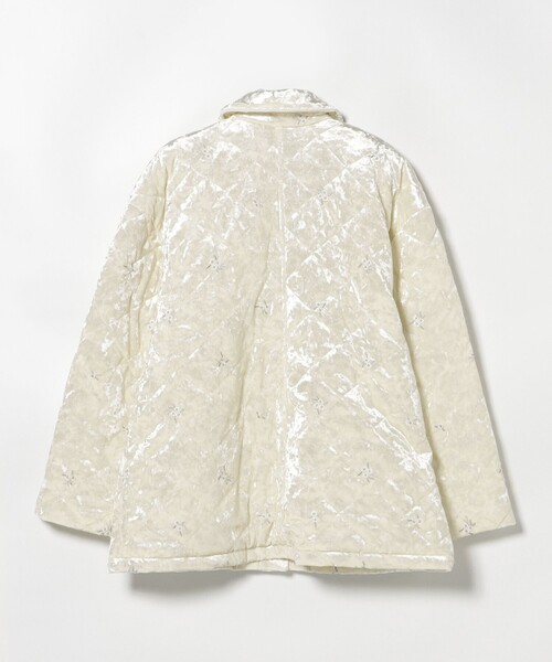 BEAMS HEART（ビームスハート）の「ベロア 刺繍 ブルゾン（ブルゾン・レディース・ホワイト系その他5/グレー・FREE）」の11枚目の写真