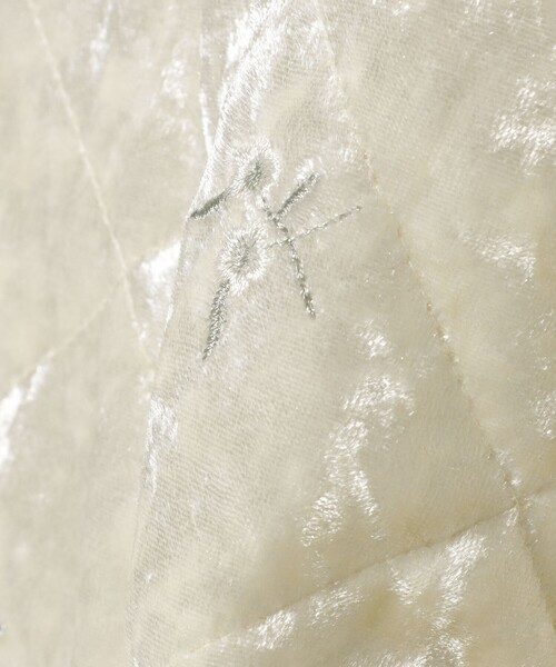 BEAMS HEART（ビームスハート）の「ベロア 刺繍 ブルゾン（ブルゾン・レディース・ホワイト系その他5/グレー・FREE）」の12枚目の写真