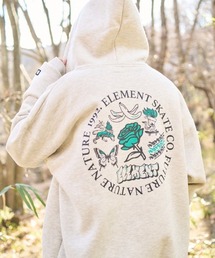 ELEMENT/エレメント ジップパーカー バックプリントパーカー BF024-030