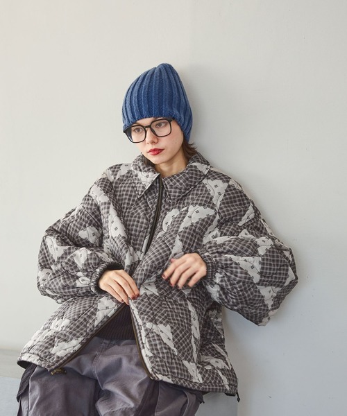 リバーシブルアソート柄キルトジャケット（その他アウター）｜niko and