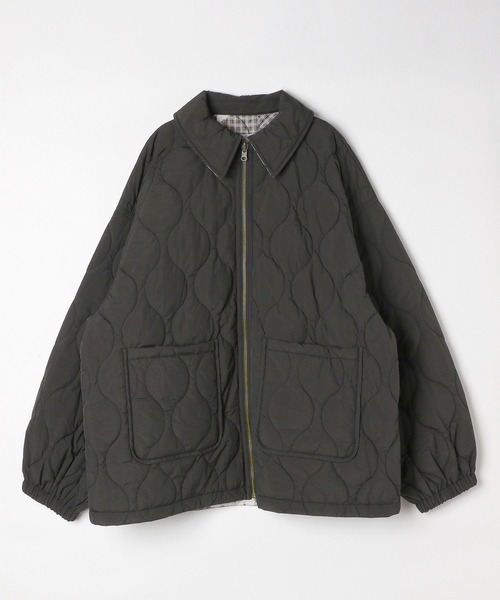 niko and...(ニコアンド)の「リバーシブルアソート柄キルトジャケット(その他アウター・レディース・シルバーグレー/ブラック/カーキ・MEDIUM/LARGE)」の7枚目の写真