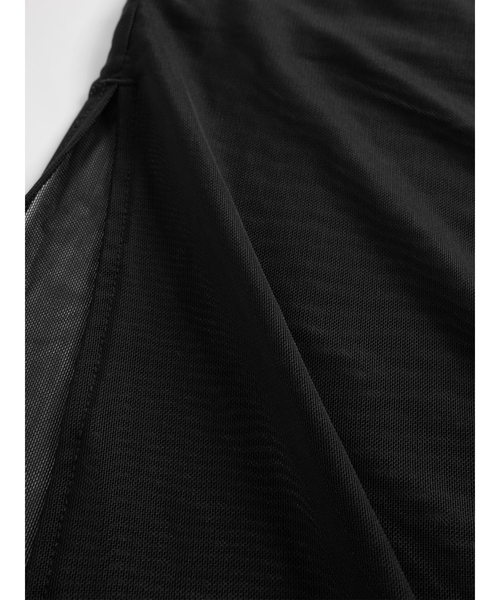 GAP（ギャップ）の「メッシュ ミディスカート（スカート・レディース・ブラック・XS/S/M/L/XXS）」の5枚目の写真