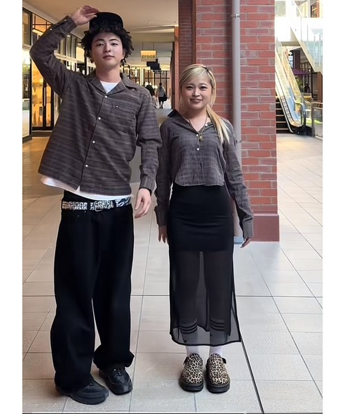 LINKABLE　メッシュ　スカート　黒　M LINKABLE メッシュ スカート 黒 M