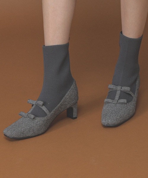 3.3 Field Trip （3.3フィールドトリップ）の「3.3 Field Trip／リボンニットブーツ（ブーツ・レディース・その他1/ブラウン/ブラック・MEDIUM/LARGE/SMALL/X-LARGE）」の16枚目の写真