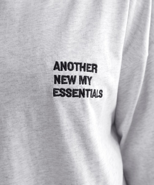 ANME（アンメ）の「ANMEエンブロイダリーロゴ長袖Tシャツ（Tシャツ/カットソー・レディース・オートミール/オフホワイト/ブラック・S/M/L）」の16枚目の写真