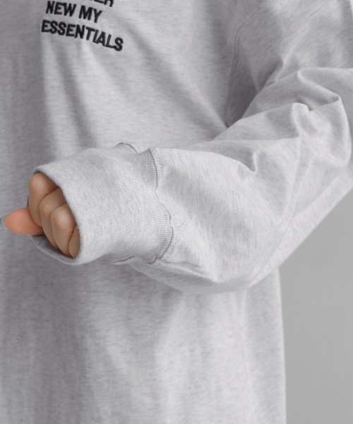 ANME（アンメ）の「ANMEエンブロイダリーロゴ長袖Tシャツ（Tシャツ/カットソー・レディース・オートミール/オフホワイト/ブラック・S/M/L）」の15枚目の写真